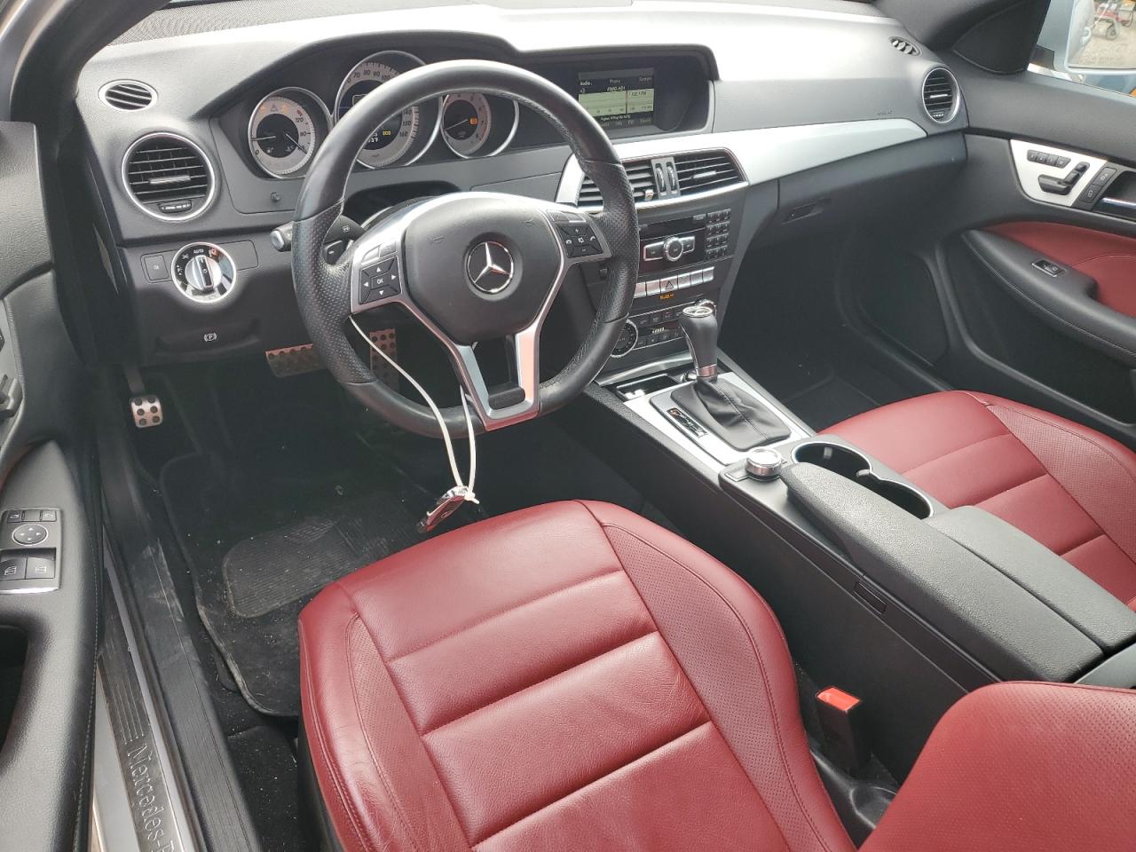 2014 Mercedes-Benz C-klasse VIN WDDGJ5HB8EG295688 Copart auction photo, side / rear end damage thumbnail 8