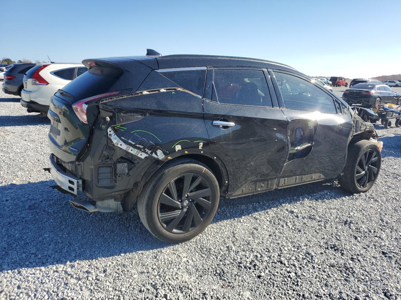 2018 Nissan Murano VIN 5N1AZ2MG4JN129145 Copart auction photo, all over damage thumbnail 3