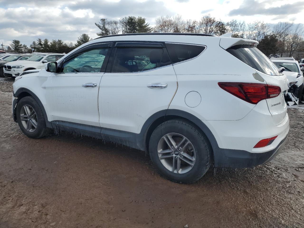 2017 Hyundai Santa Fe VIN 5NMZUDLBXHH039061 Copart auction photo, front end damage thumbnail 2