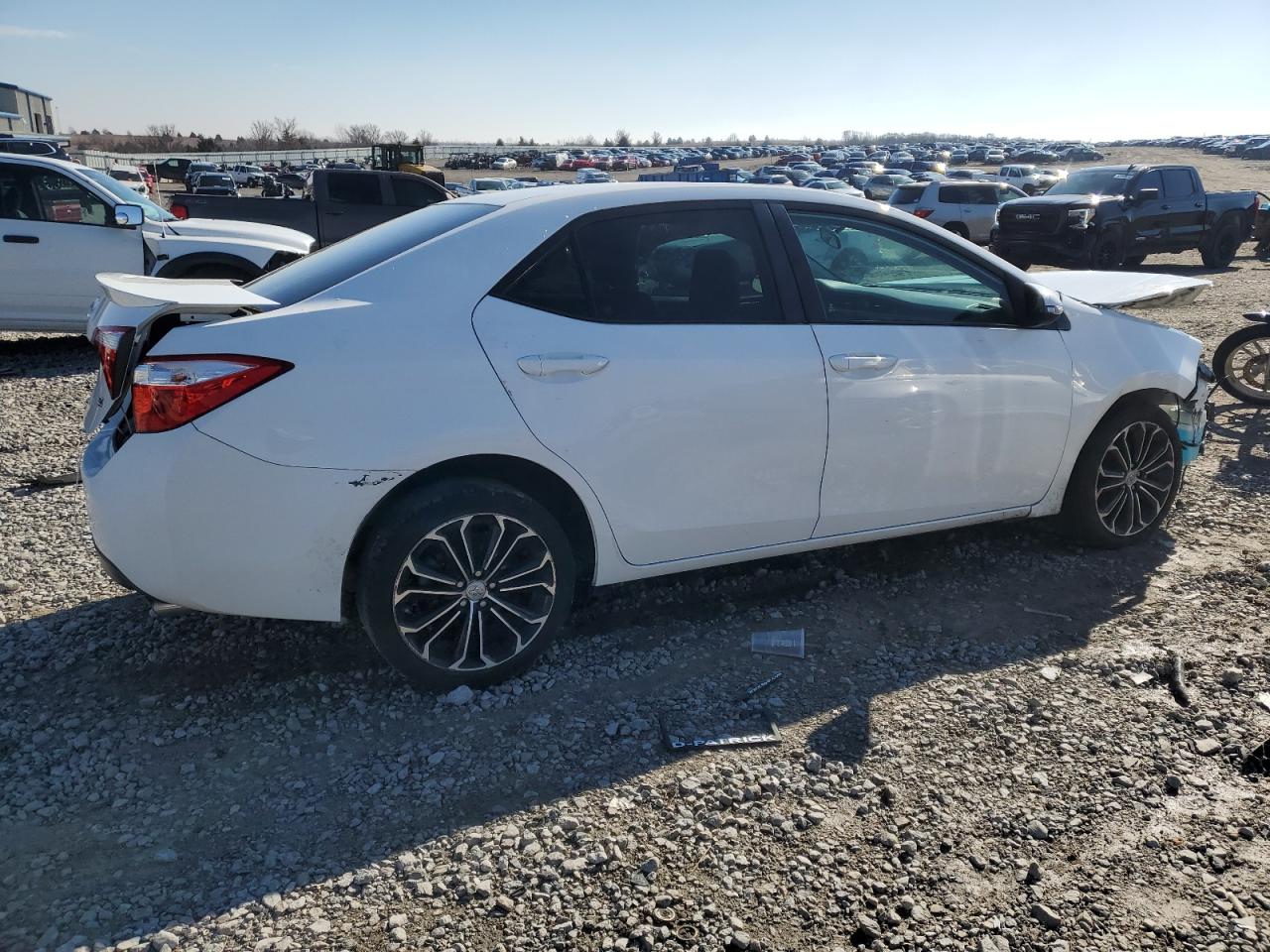 2016 Toyota Corolla VIN 2T1BURHE4GC529954 Copart auction photo, all over damage thumbnail 3