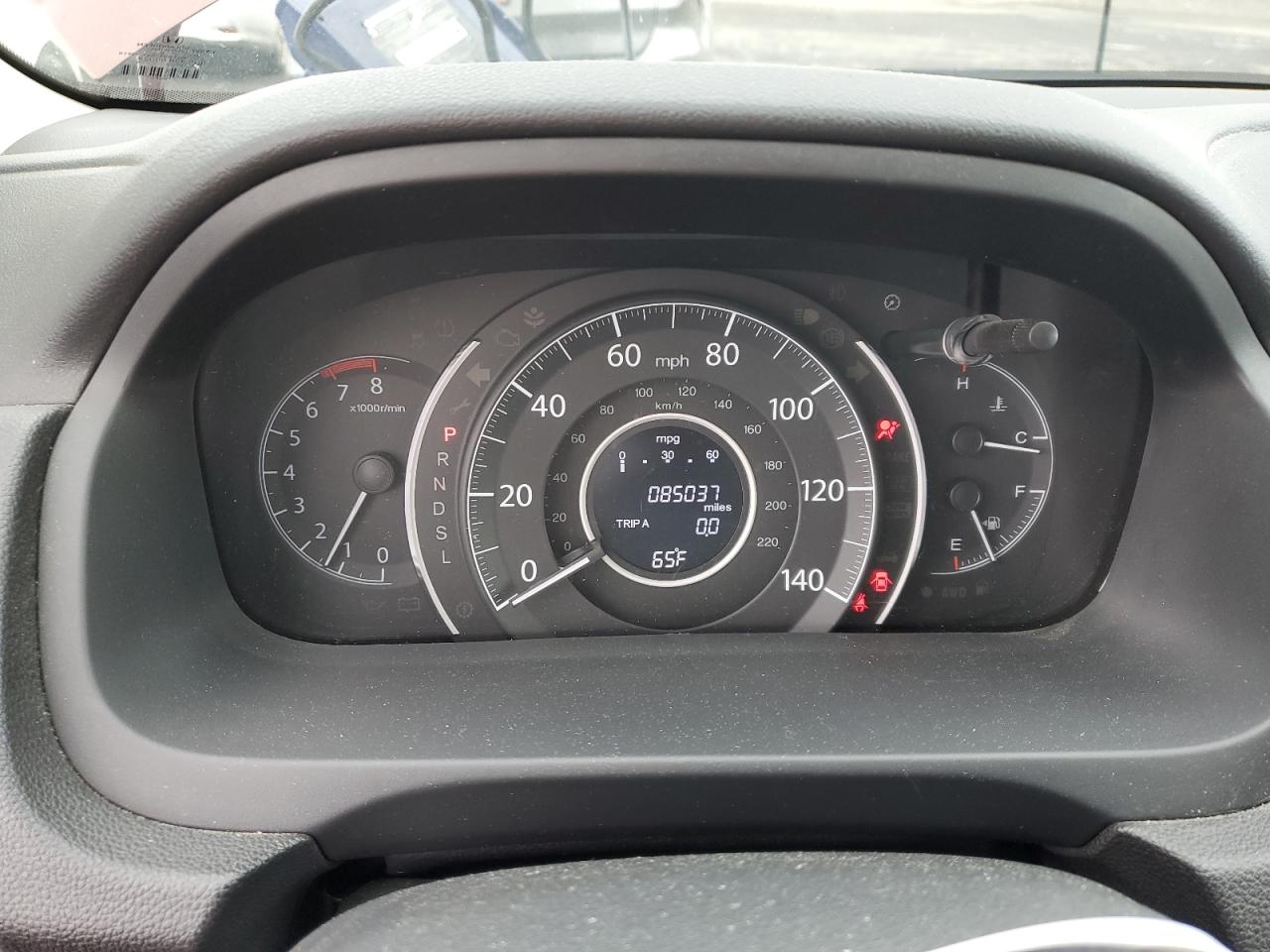 2016 Honda CR-V VIN 2HKRM4H74GH611876 Copart auction photo, front end damage thumbnail 9