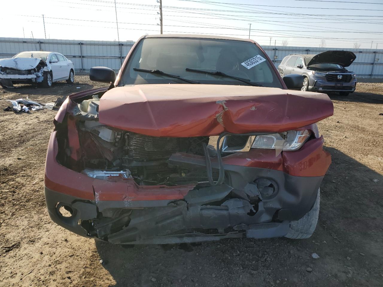 2015 Nissan Navara (Frontier) VIN 1N6BD0CT1FN735209 Copart auction photo, front end damage thumbnail 5