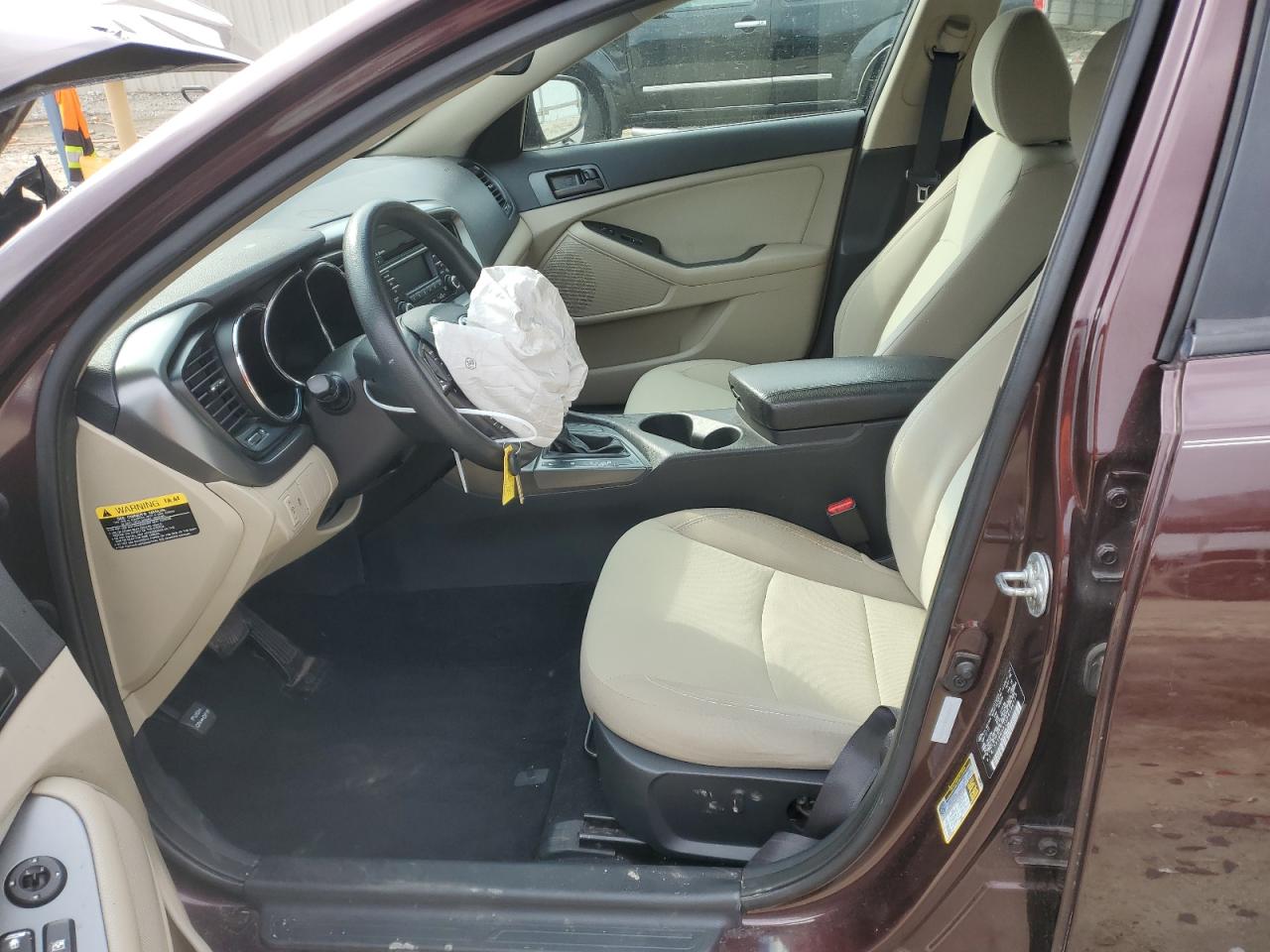2013 KIA Optima VIN 5XXGM4A73DG126623 Copart auction photo, front end damage thumbnail 7