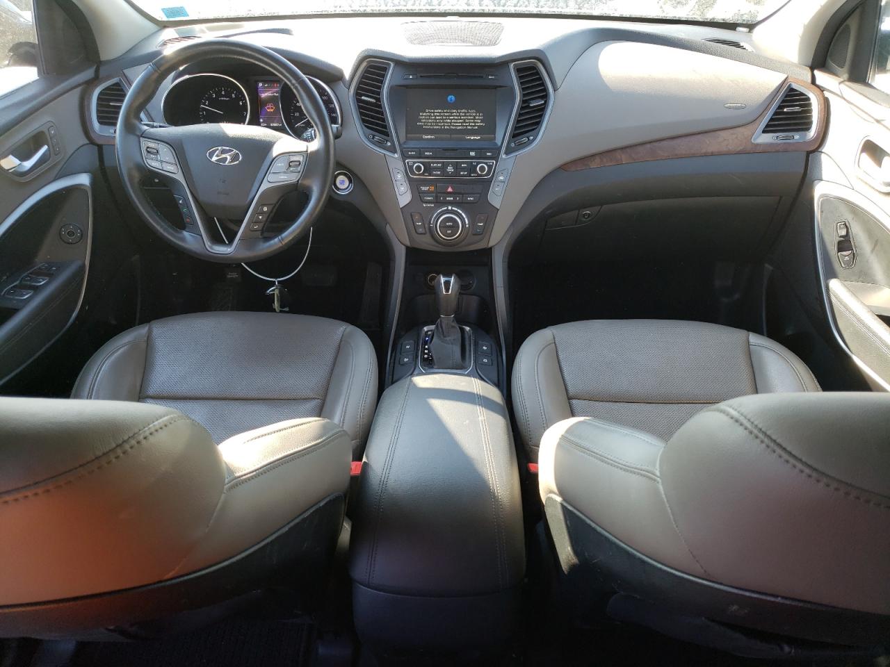 2018 Hyundai Santa Fe VIN 5NMZWDLA6JH083730 Copart auction photo, front end / side damage thumbnail 8