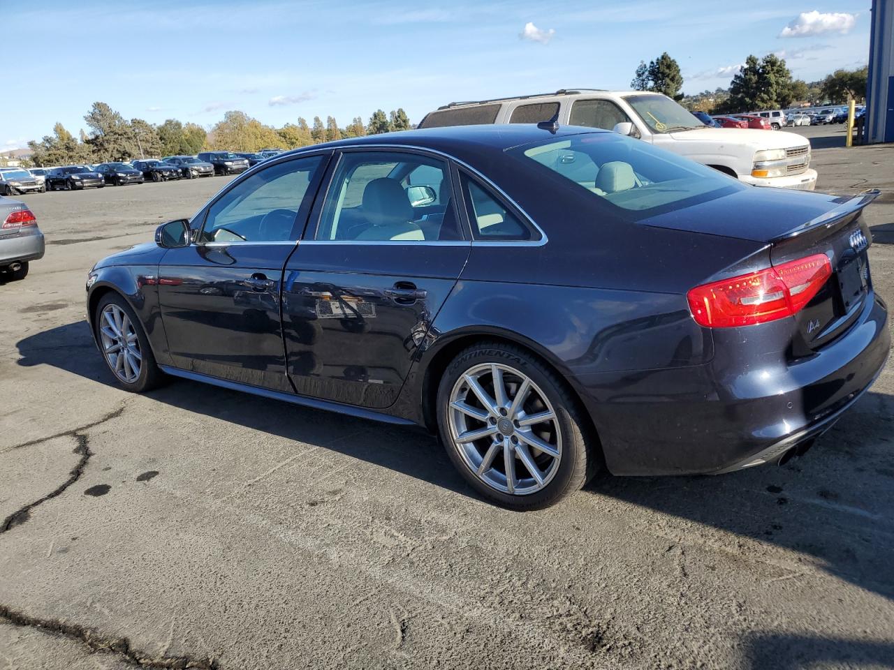 2014 Audi A4 VIN WAUFFAFL4EA092129 Copart auction photo, minor dent/scratches damage thumbnail 2