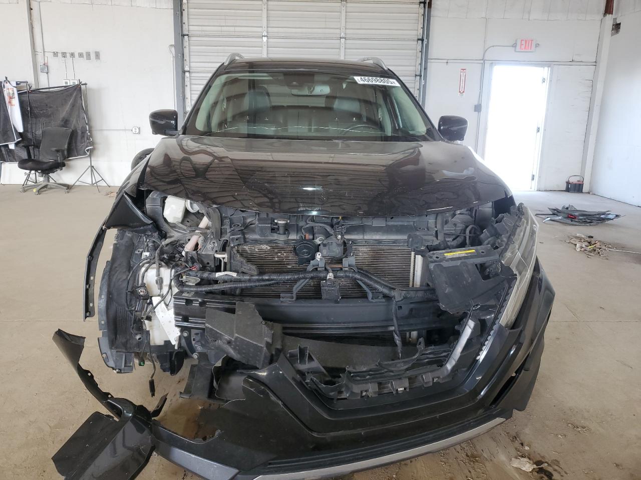 2018 Nissan Rogue VIN JN8AT2MV8JW318738 Copart auction photo, front end / undercarriage damage thumbnail 5