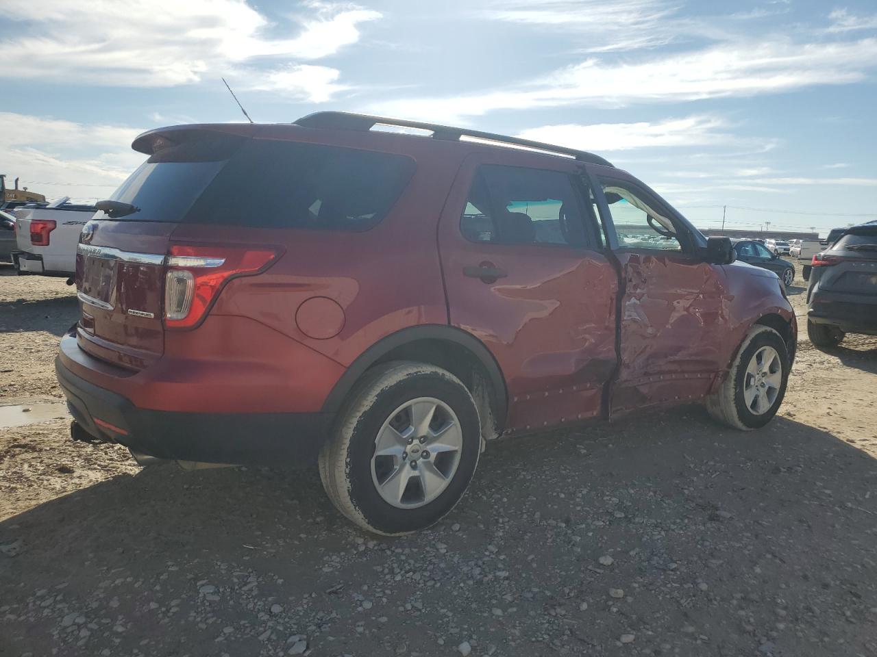 2013 Ford Explorer VIN 1FM5K7B89DGB88361 Copart auction photo, side damage thumbnail 3