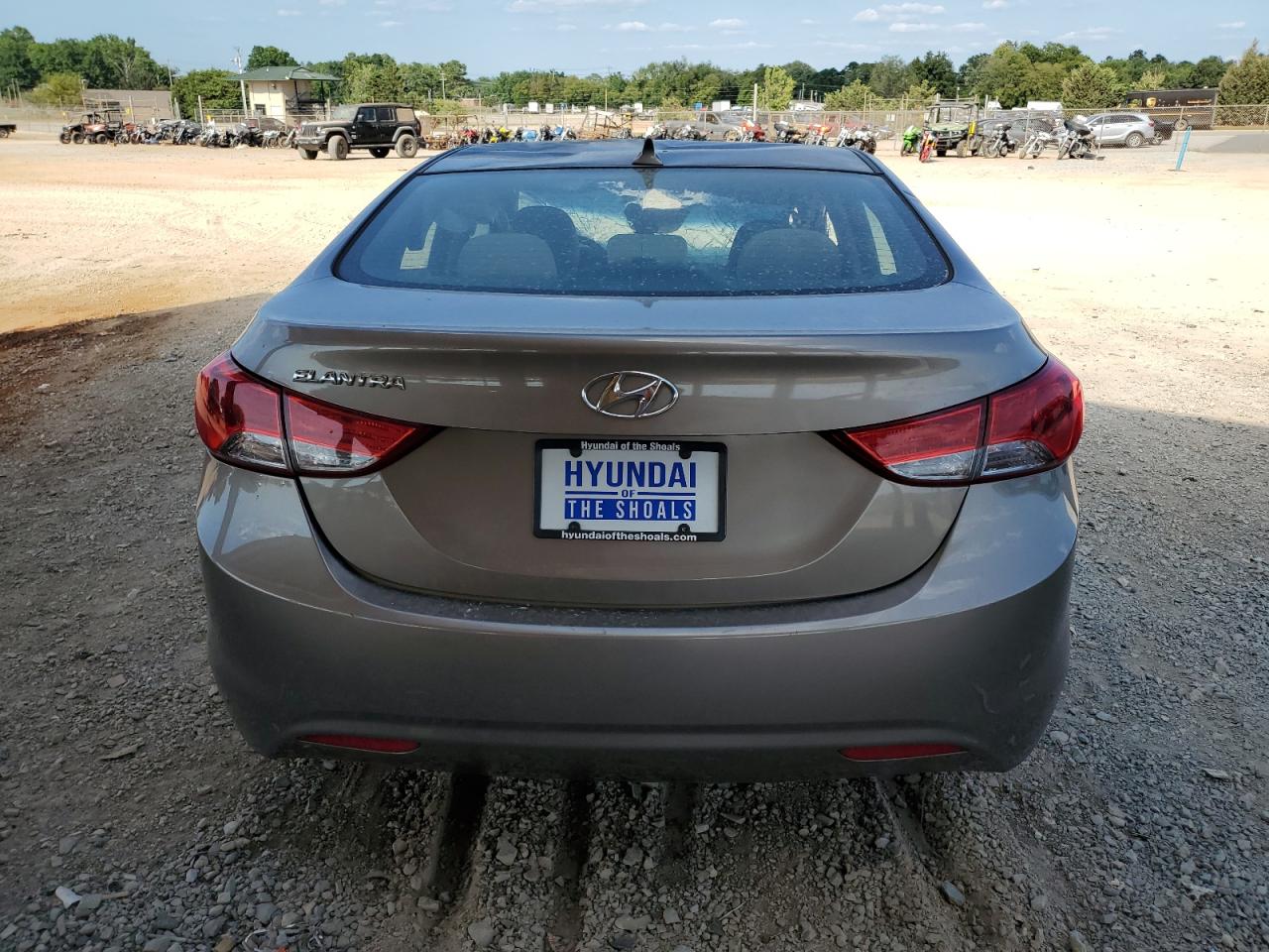 2013 Hyundai Elantra VIN 5NPDH4AE3DH395747 Copart auction photo, rollover damage thumbnail 6