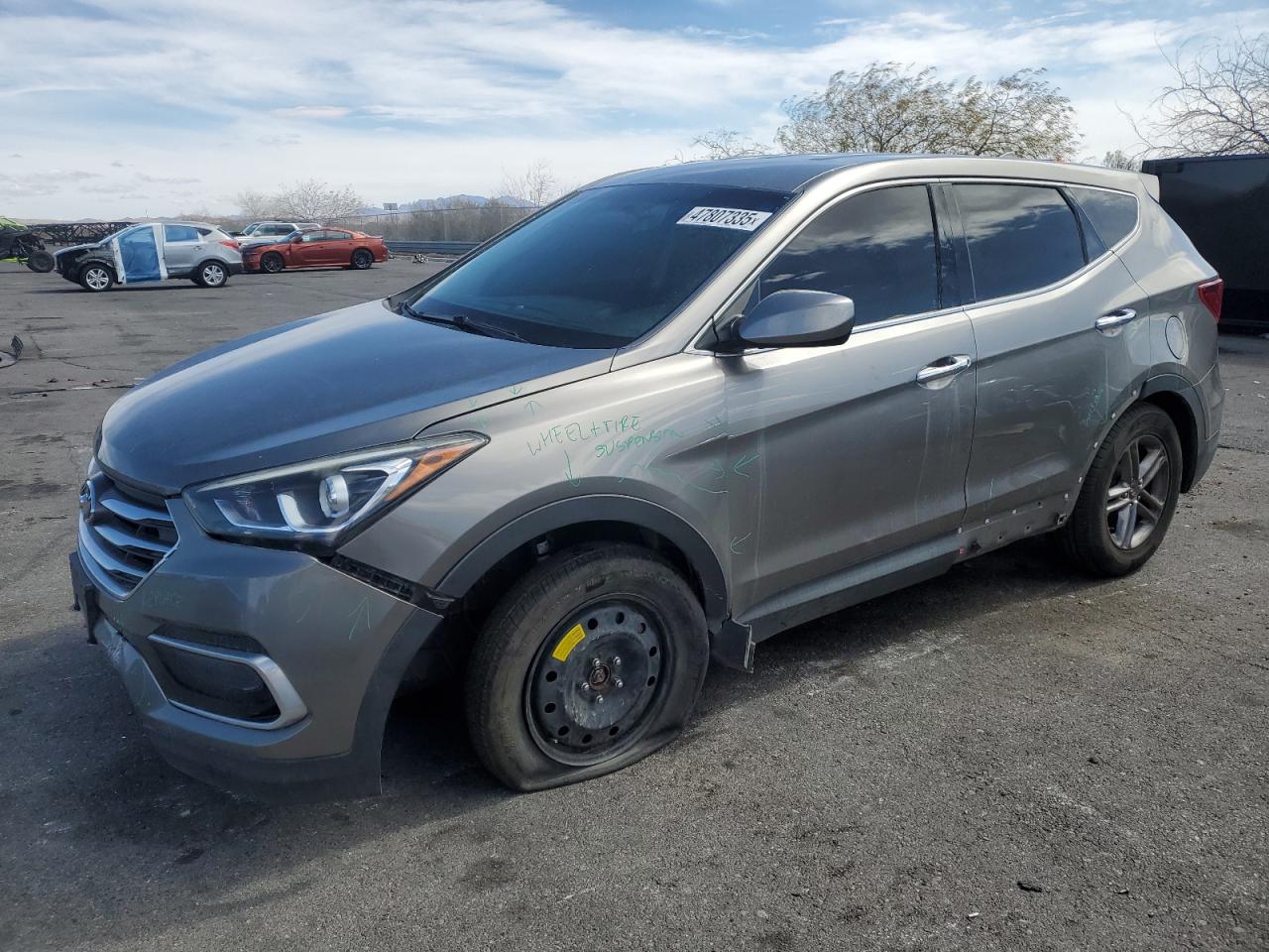 2017 Hyundai Santa Fe VIN 5NMZT3LBXHH004730
