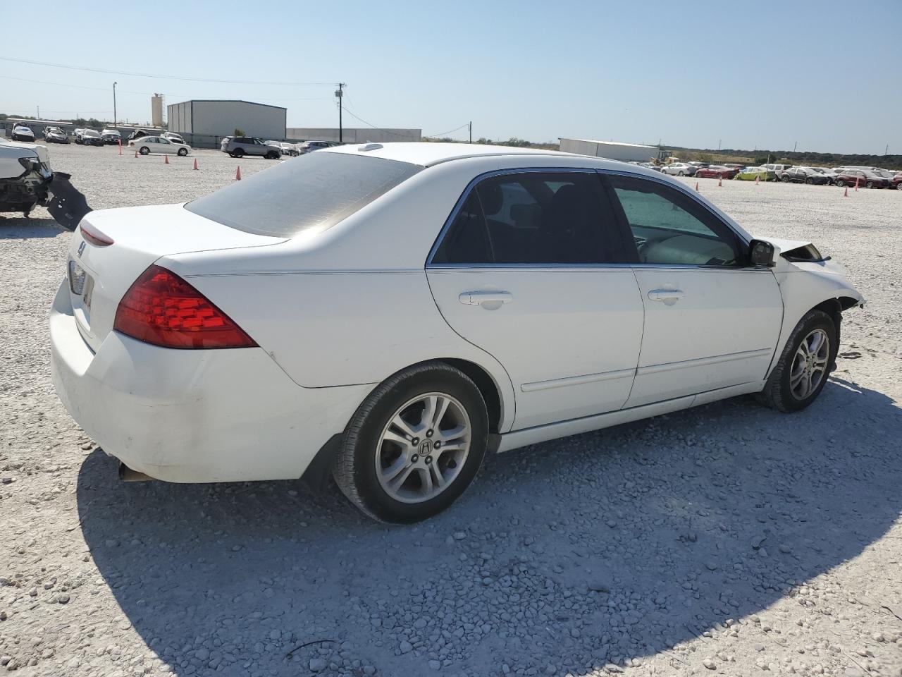 2007 Honda Accord VIN 1HGCM56807A147176 Copart auction photo, front end / side damage thumbnail 3