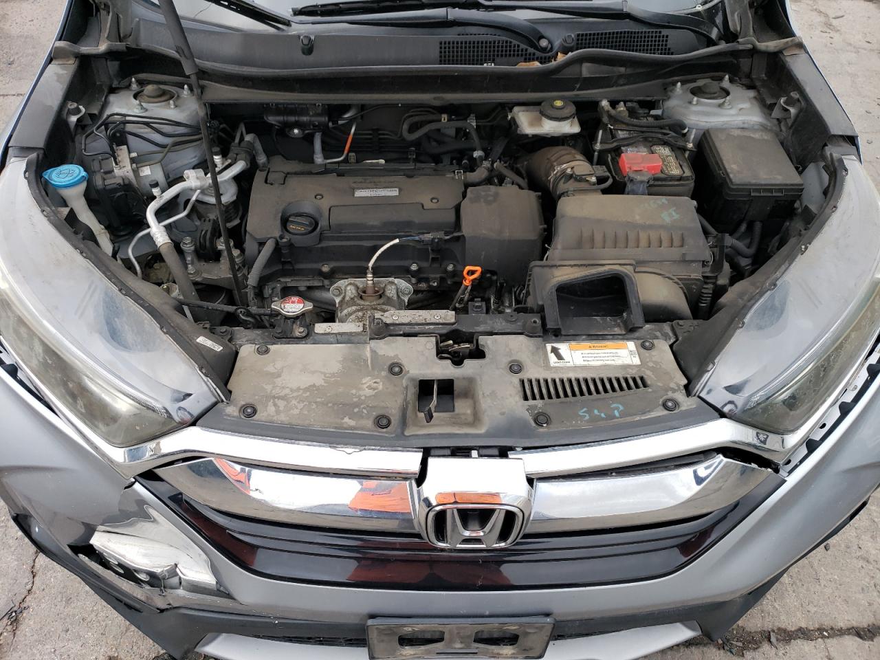 2018 Honda CR-V VIN 2HKRW6H38JH205027 Copart auction photo, front end / side damage thumbnail 12