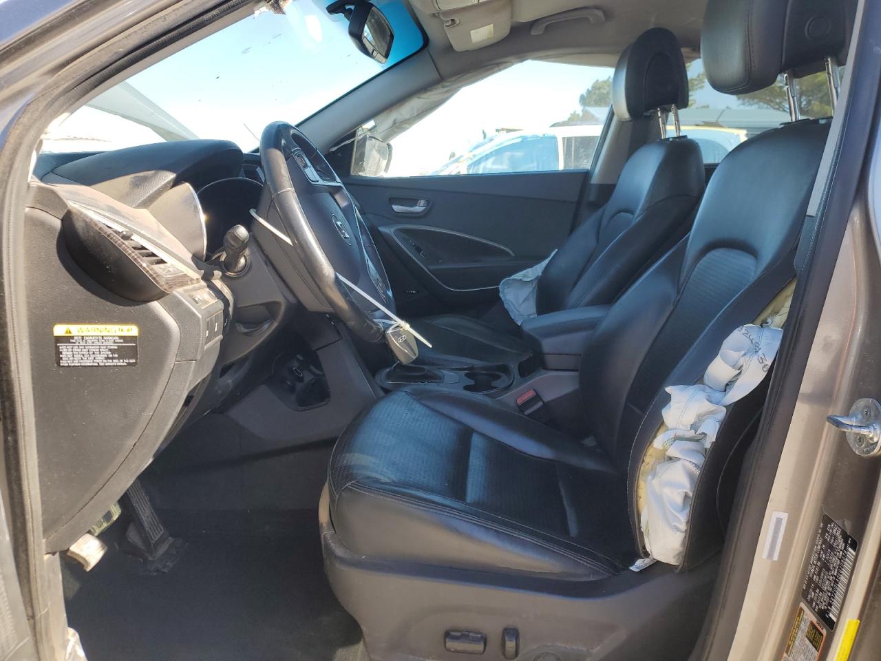 2014 Hyundai Santa Fe VIN 5XYZUDLA0EG208078 Copart auction photo, front end / undercarriage damage thumbnail 7