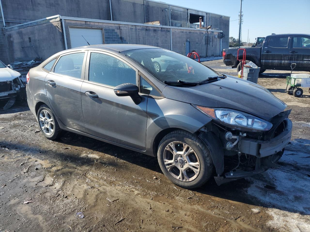 2015 Ford Fiesta VIN 3FADP4BJ6FM161040 Copart auction photo, front end damage thumbnail 4