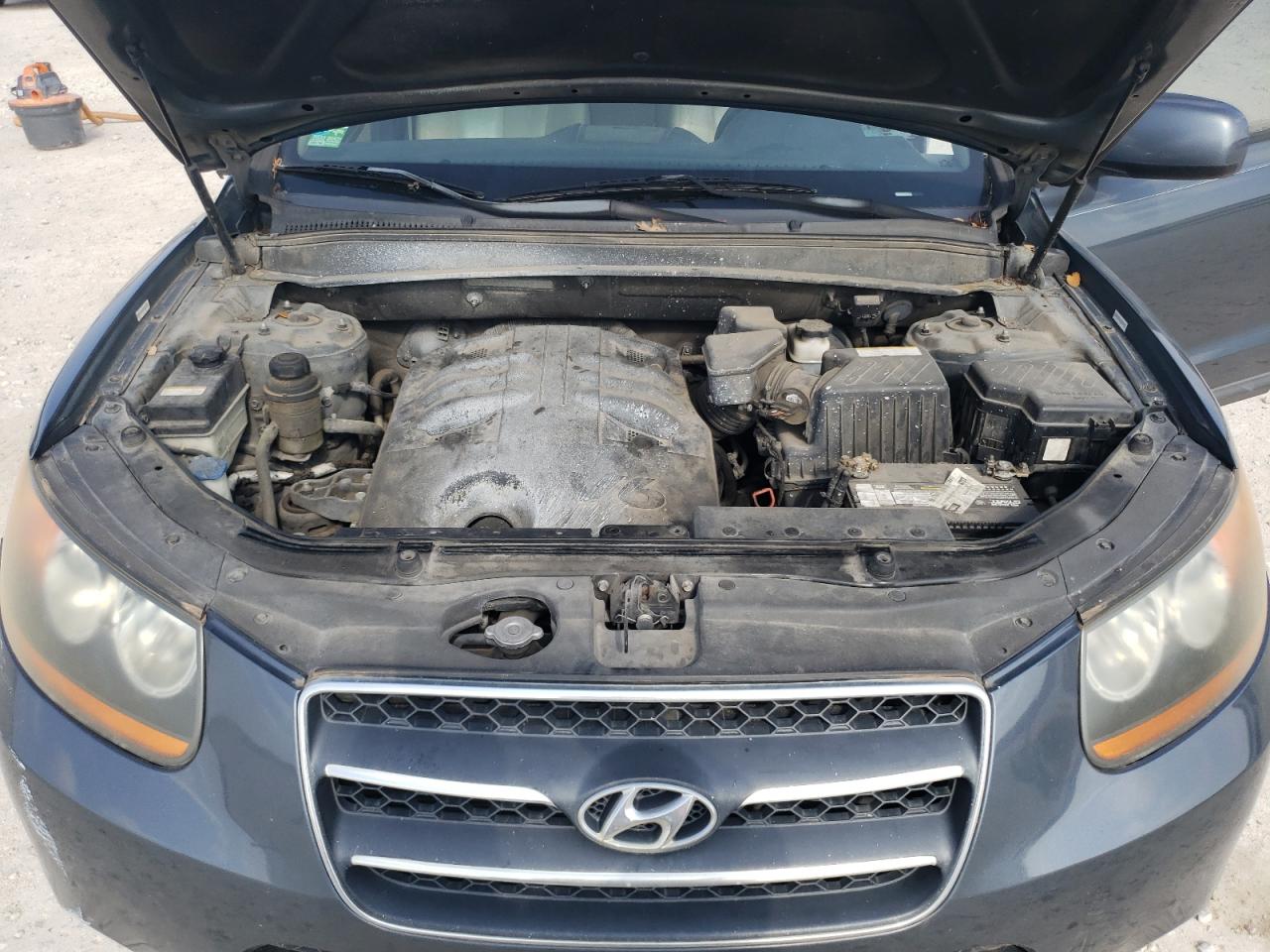 2008 Hyundai Santa Fe VIN 5NMSH13E48H219859 Copart auction photo, mechanical / front end damage thumbnail 12