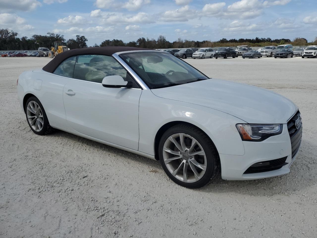 2014 Audi A5 VIN WAULFAFHXEN011111 Copart auction photo, water/flood damage thumbnail 4