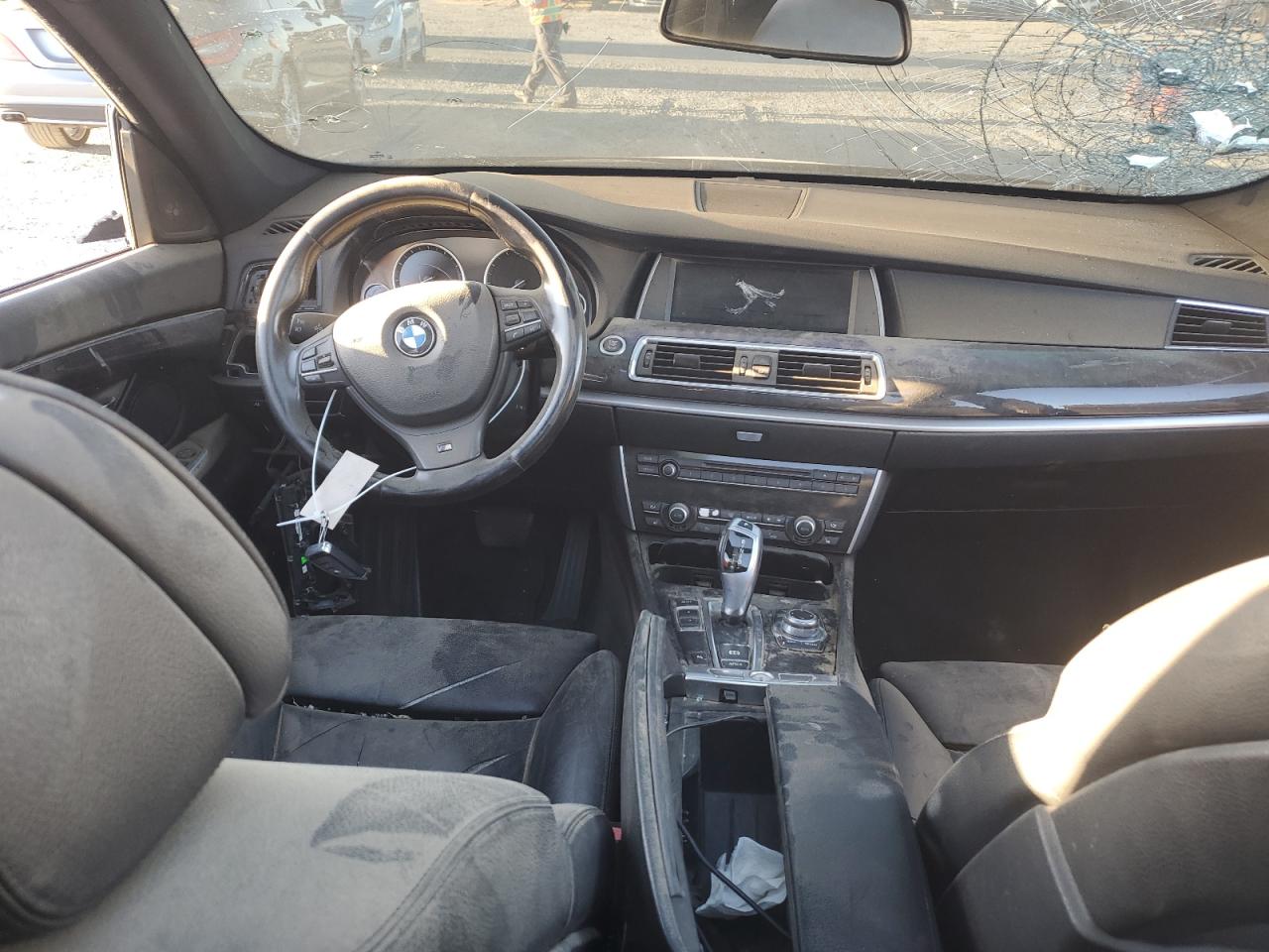 2012 BMW 5er VIN WBASN2C50CC202253 Copart auction photo, vandalism damage thumbnail 8