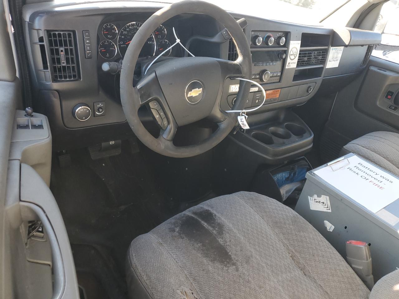 2011 Chevrolet Express VIN 1GCZGTCG7B1168082 Copart auction photo, mechanical damage thumbnail 8