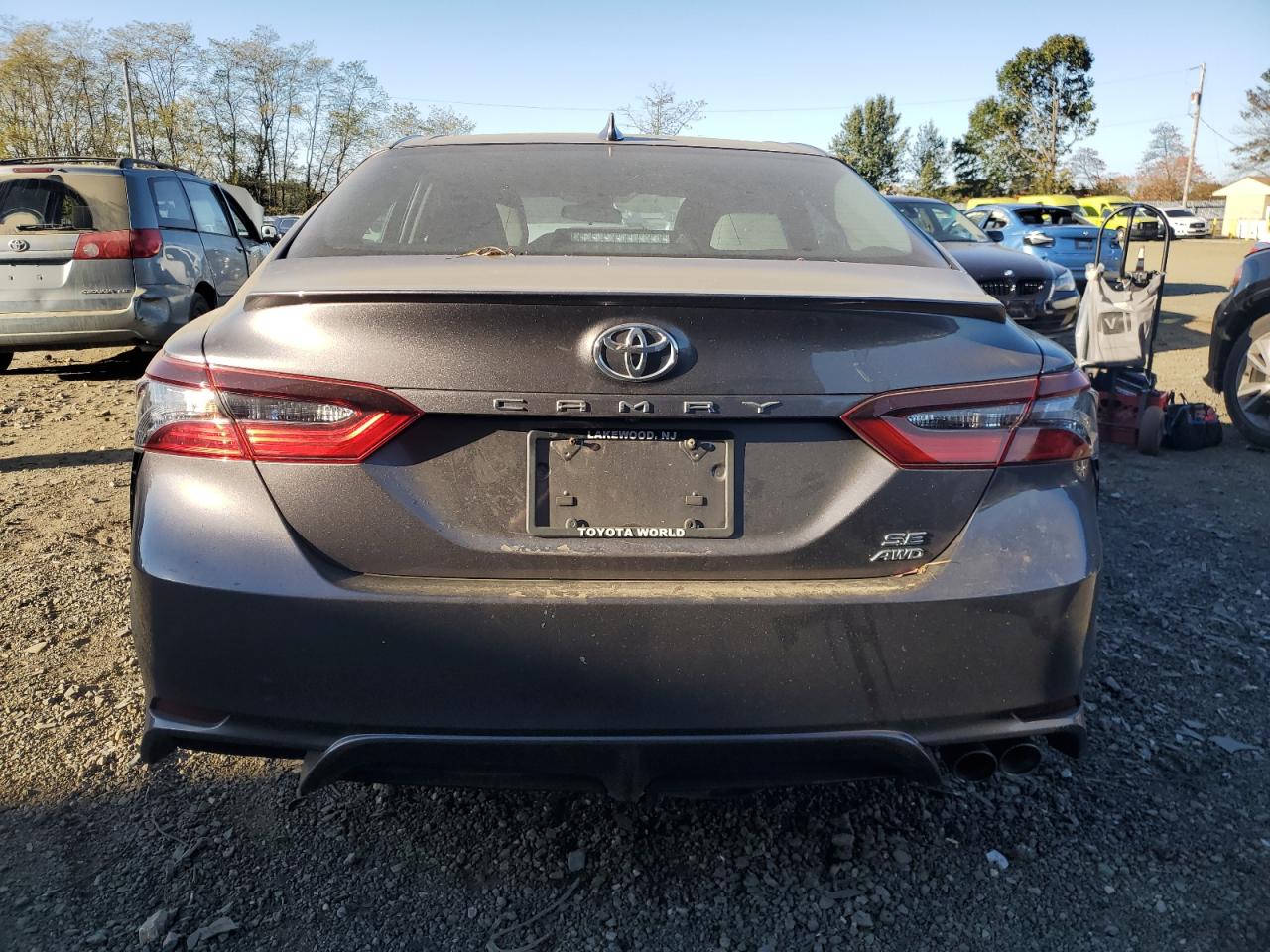 2022 Toyota Camry VIN 4T1G11BK8NU061432 Copart auction photo, front end / side damage thumbnail 6