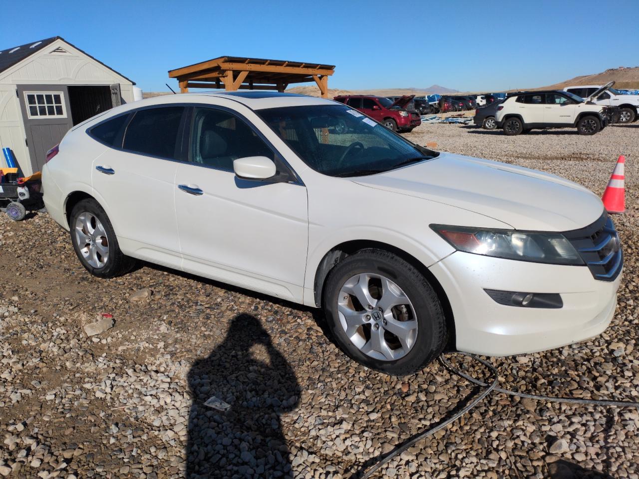2010 Honda Accord VIN 5J6TF2H55AL002652 Copart auction photo, front end damage thumbnail 4