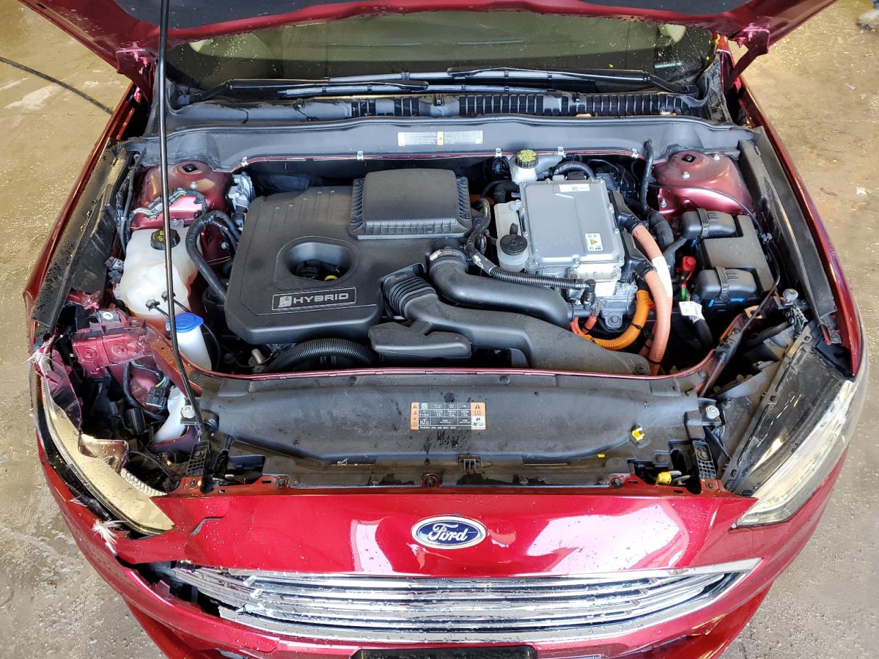 2018 Ford Fusion VIN 3FA6P0LU5JR245176 Copart auction photo, front end / side damage thumbnail 11