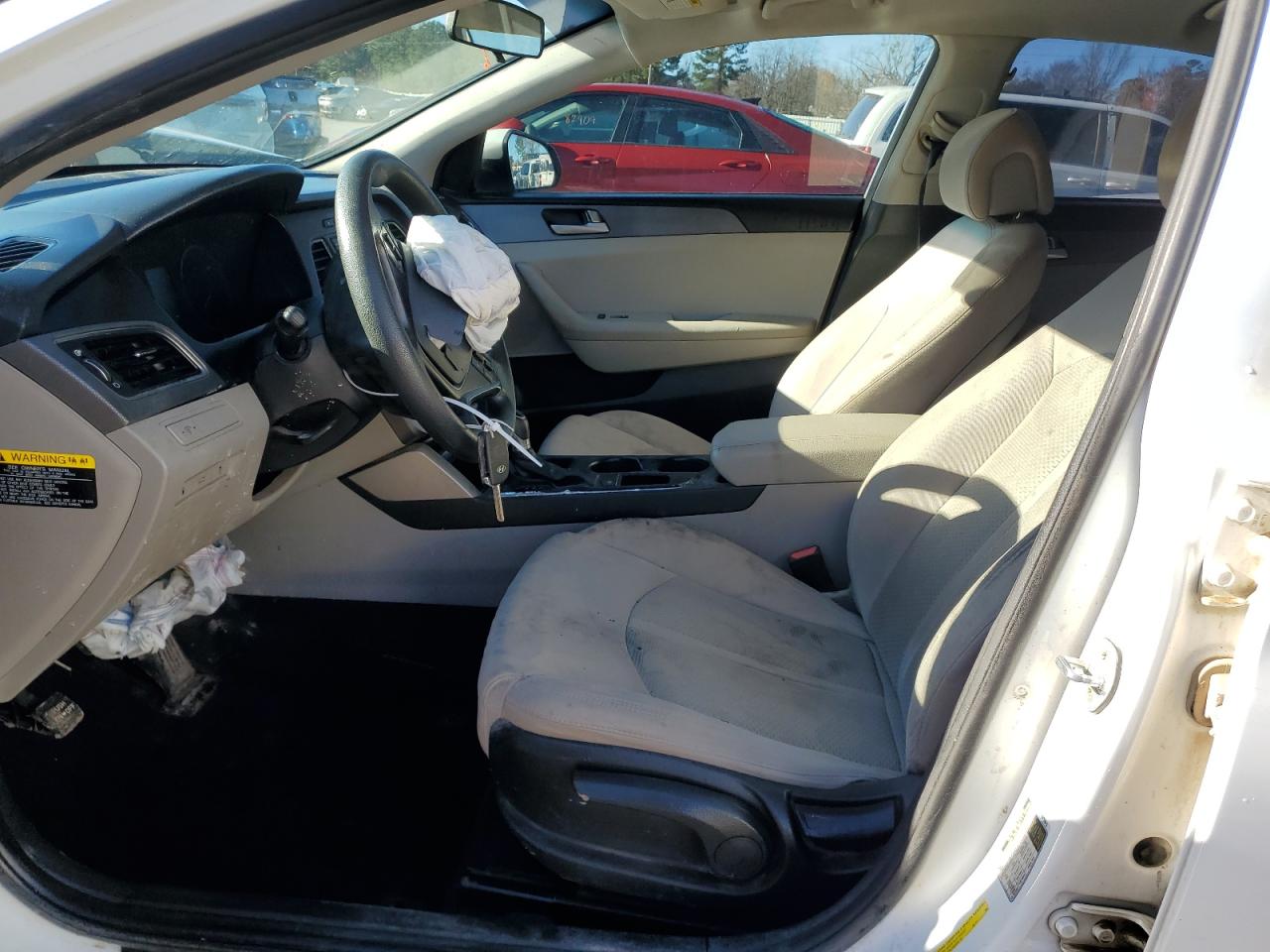 2017 Hyundai Sonata VIN 5NPE24AFXHH585355 Copart auction photo, front end damage thumbnail 7