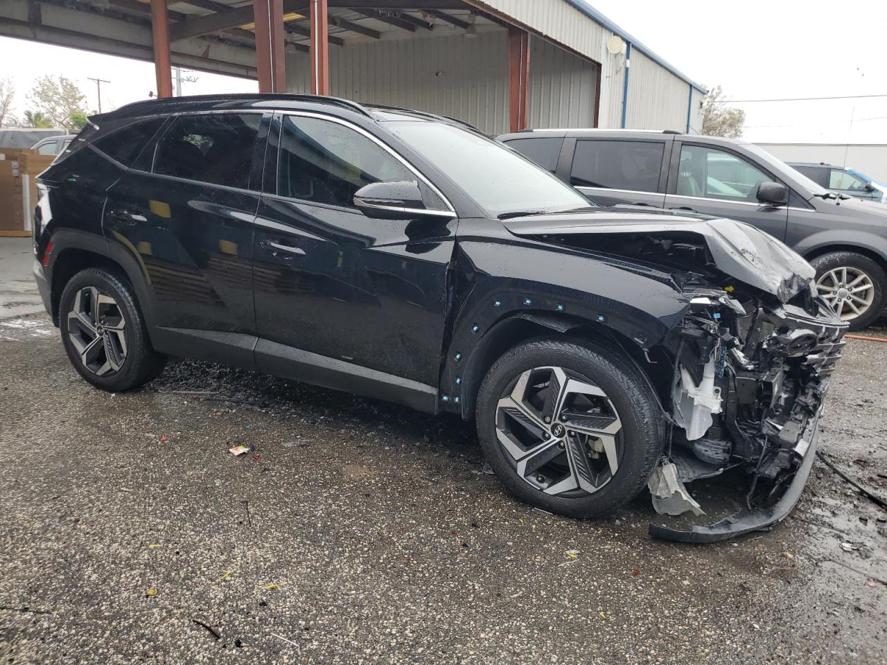 2024 Hyundai Tucson VIN 5NMJECDE6RH302256 Copart auction photo, front end damage thumbnail 4