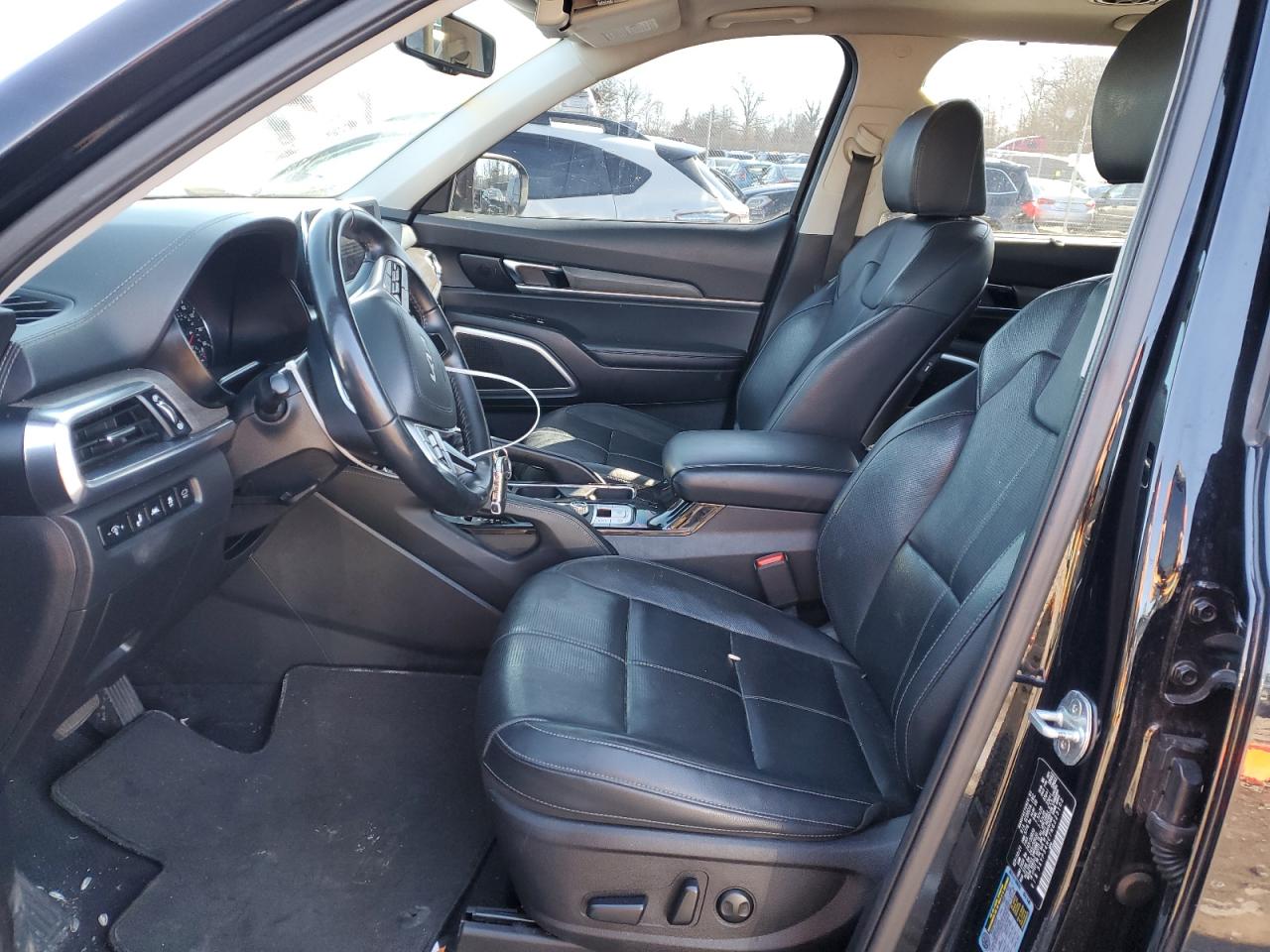 2022 KIA Telluride VIN 5XYP34HC7NG223102 Copart auction photo, front end / side damage thumbnail 7