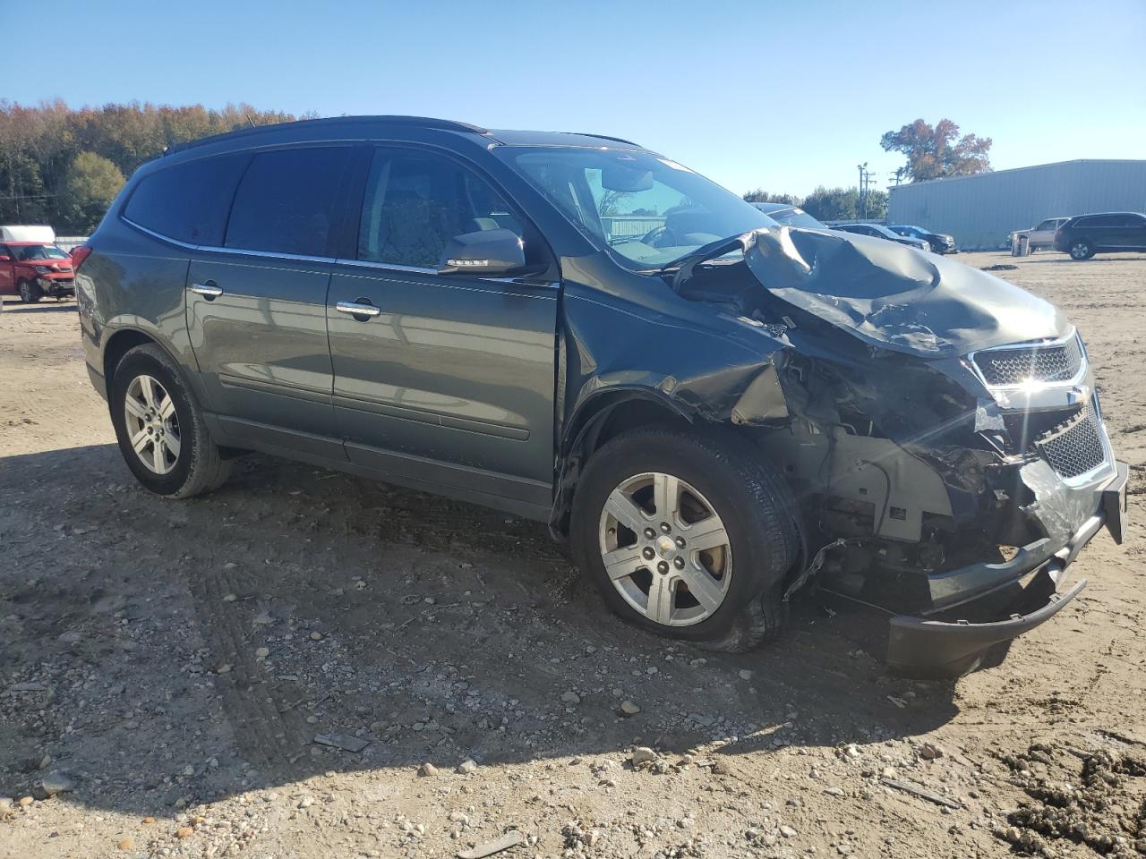 2011 Chevrolet Traverse VIN 1GNKRGED4BJ148272 Copart auction photo, front end / minor dent/scratches damage thumbnail 4