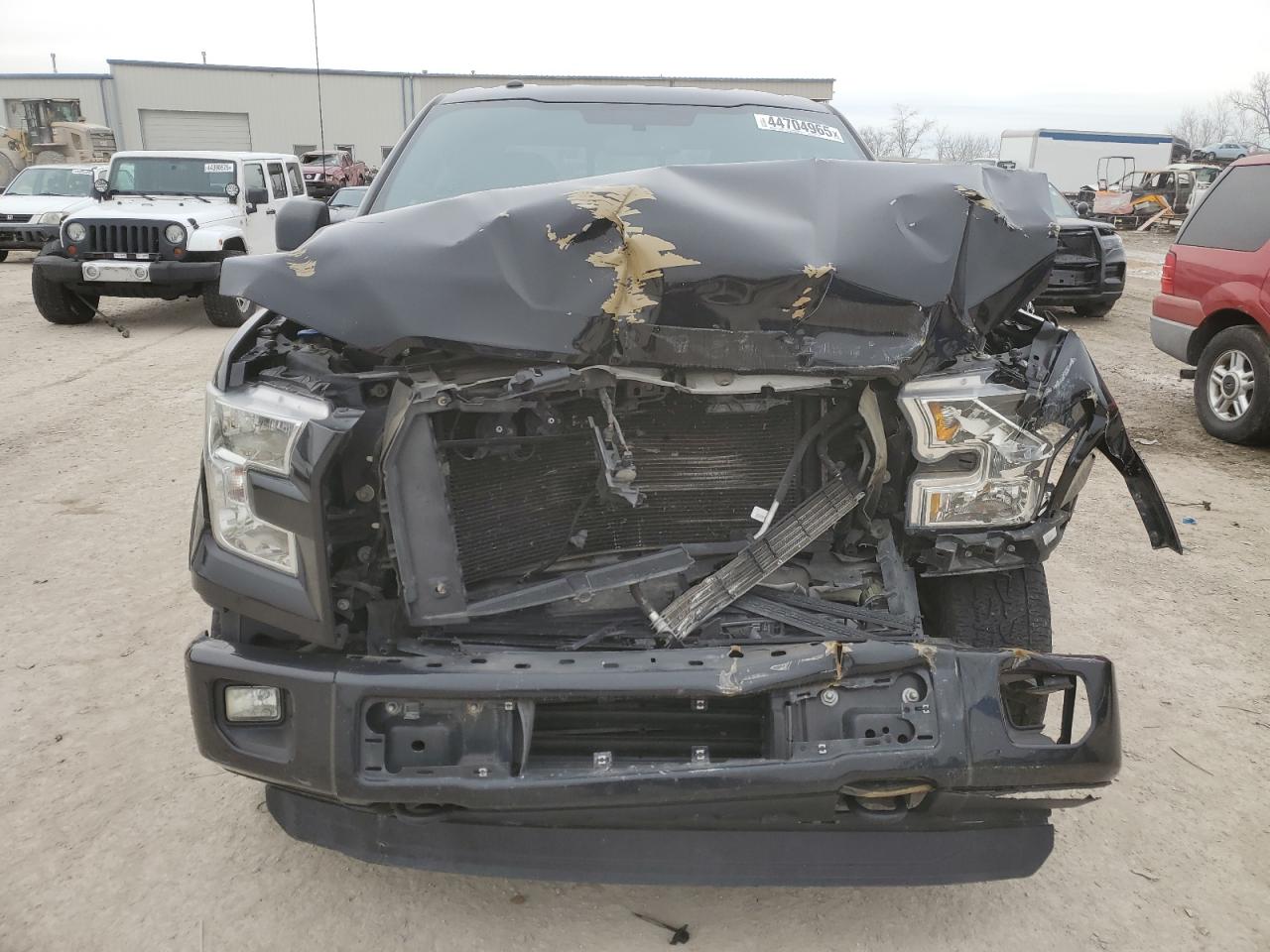 2016 Ford F-150 VIN 1FTEW1EG9GKE82983 Copart auction photo, front end damage thumbnail 5