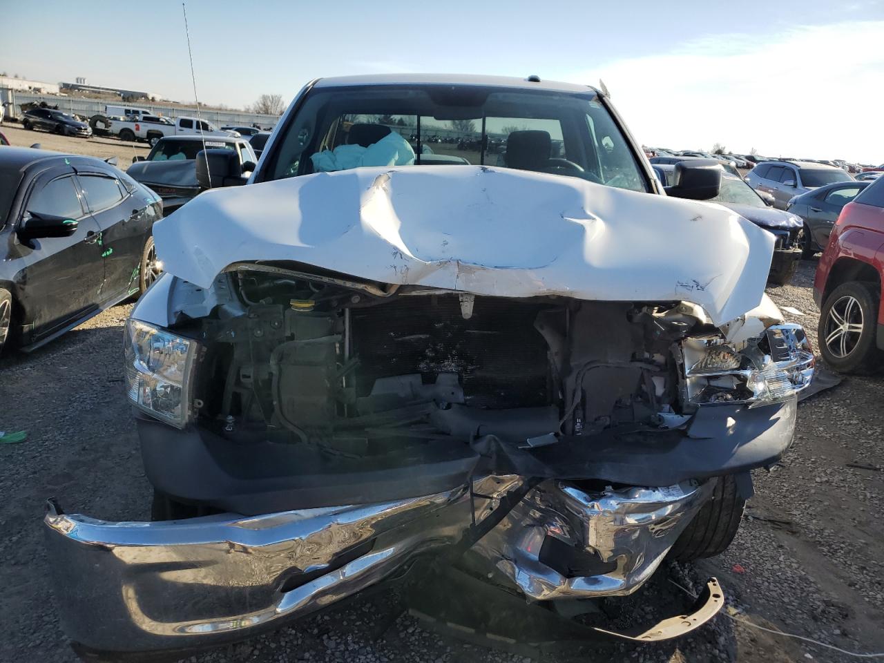 2018 RAM 1500 VIN 3C6JR6DT9JG129506 Copart auction photo, front end damage thumbnail 5