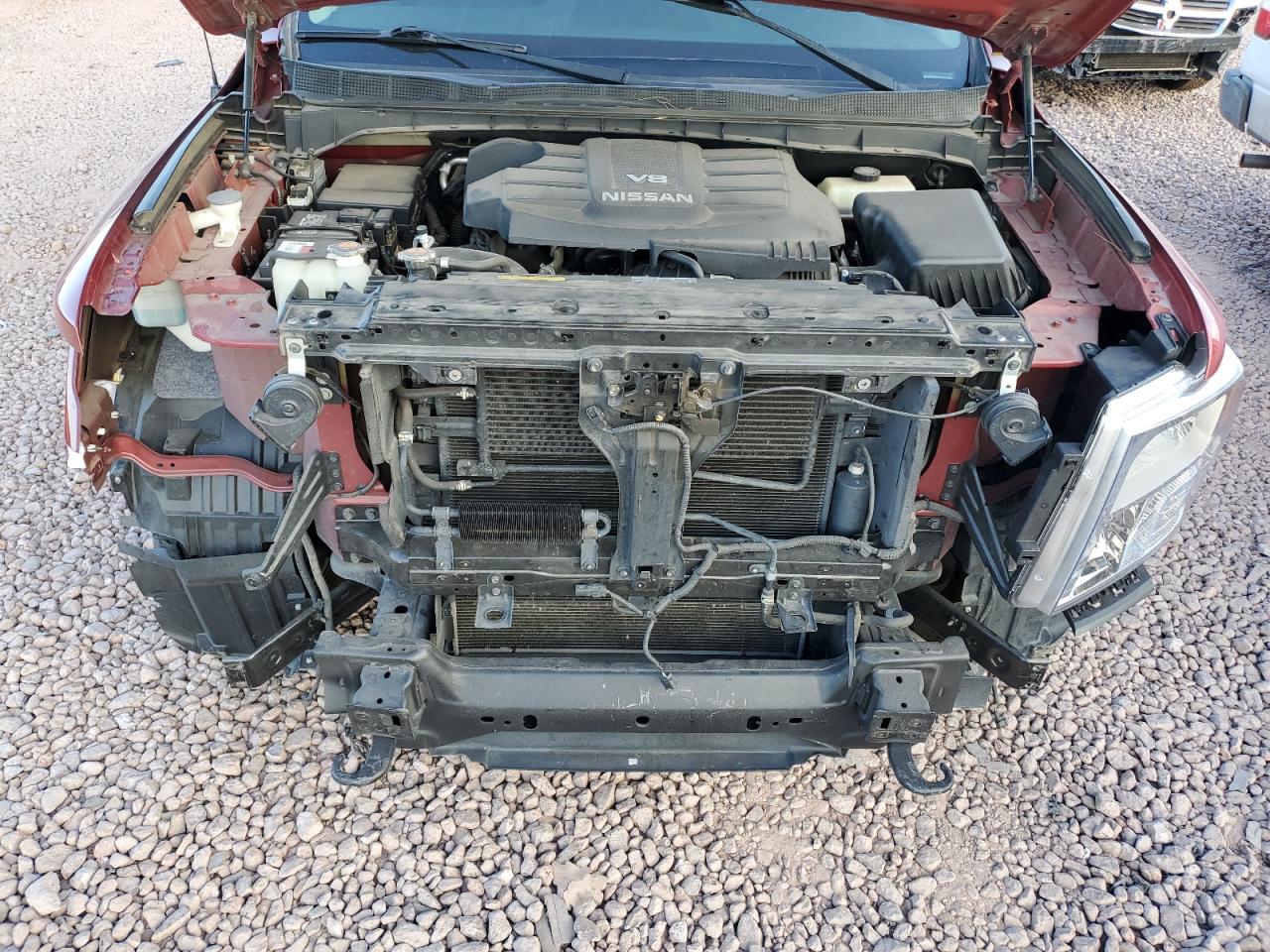2018 Nissan Titan VIN 1N6AA1EJXJN500340 Copart auction photo, front end damage thumbnail 11