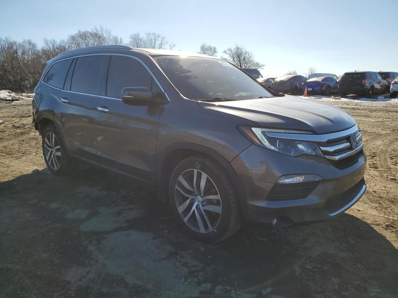 2017 Honda Pilot VIN 5FNYF6H08HB081710 Copart auction photo, rear end damage thumbnail 4