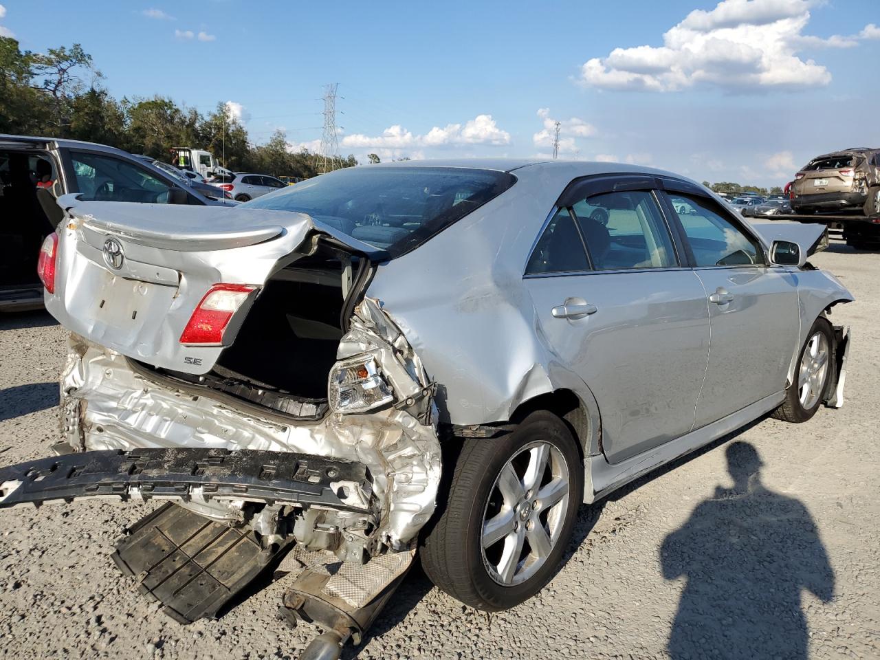 2007 Toyota Camry VIN 4T1BK46K97U021740 Copart auction photo, front end / rear end damage thumbnail 3