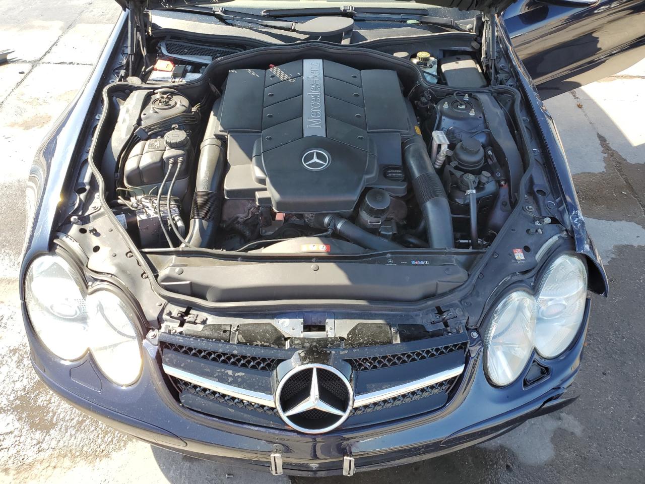 2004 Mercedes-Benz SL-klasse VIN WDBSK75F34F080615 Copart auction photo, side damage thumbnail 11