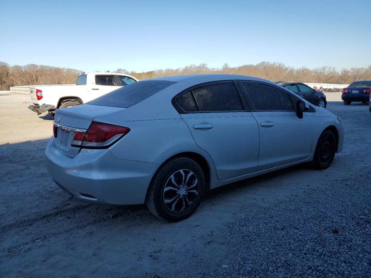 2013 Honda Civic VIN 2HGFB2F5XDH551266 Copart auction photo, front end / minor dent/scratches damage thumbnail 3