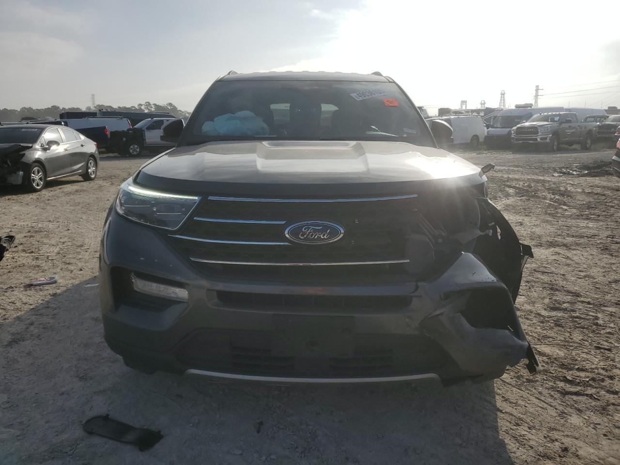 2020 Ford Explorer VIN 1FMSK7DH6LGA30834 Copart auction photo, front end / side damage thumbnail 5
