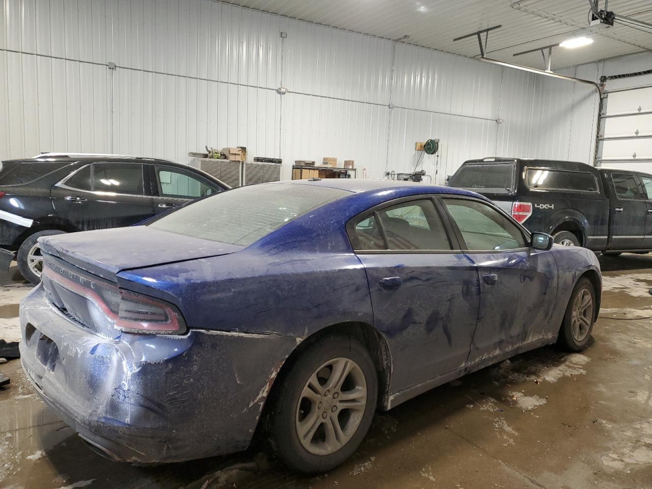 2021 Dodge Charger VIN 2C3CDXBG6MH518320 Copart auction photo, rear end damage thumbnail 3