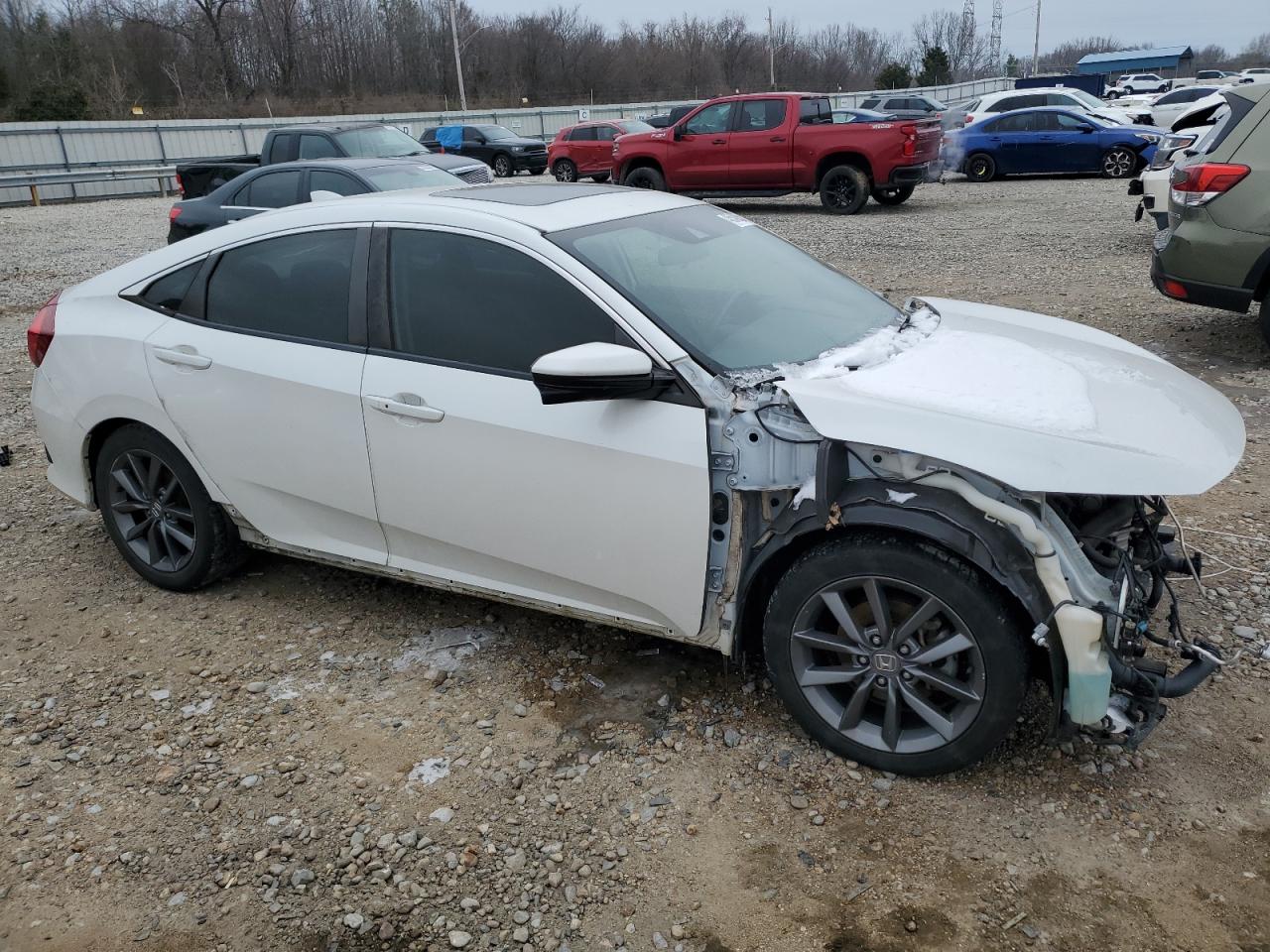 2019 Honda Civic VIN JHMFC1F35KX011982 Copart auction photo, front end damage thumbnail 4