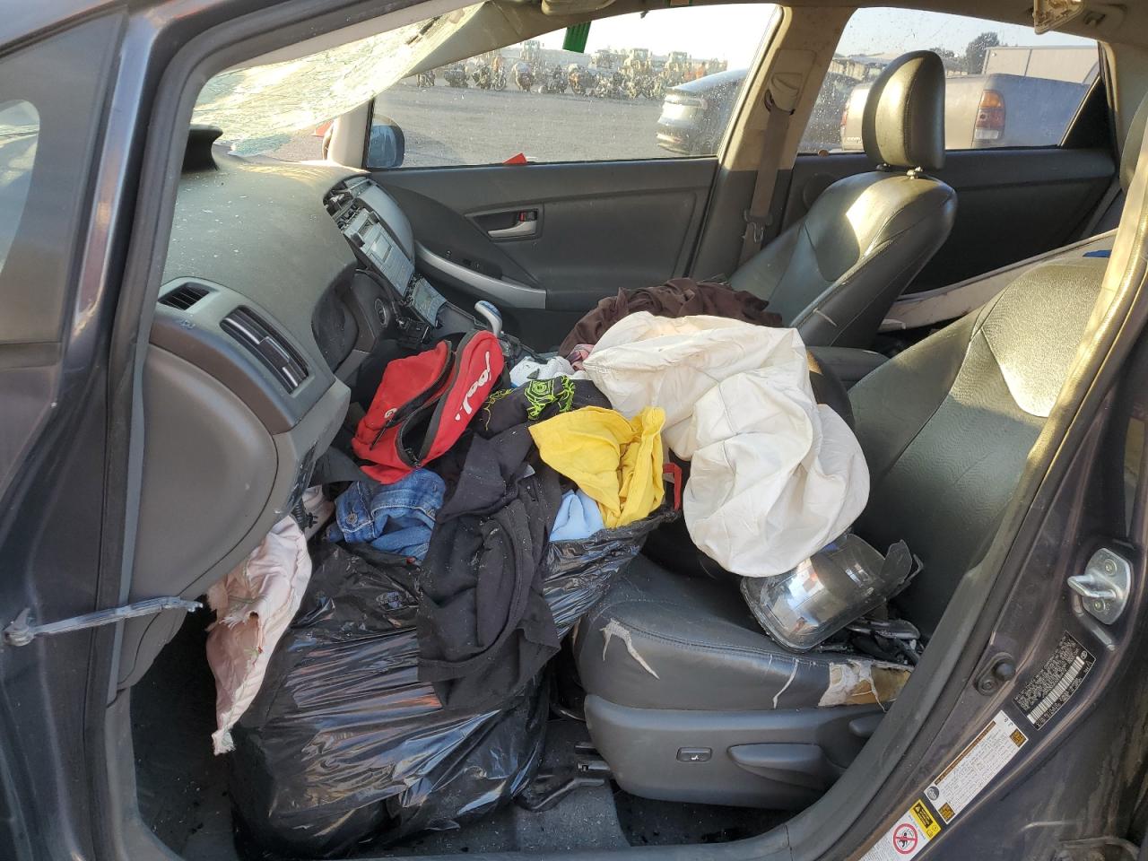 2010 Toyota Prius VIN JTDKN3DU6A0054672 Copart auction photo, rollover damage thumbnail 7