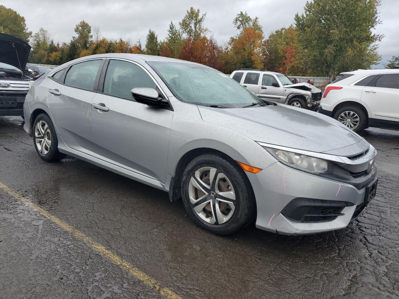 2016 Honda Civic VIN 19XFC2F53GE235106 Copart auction photo, rear end damage thumbnail 4
