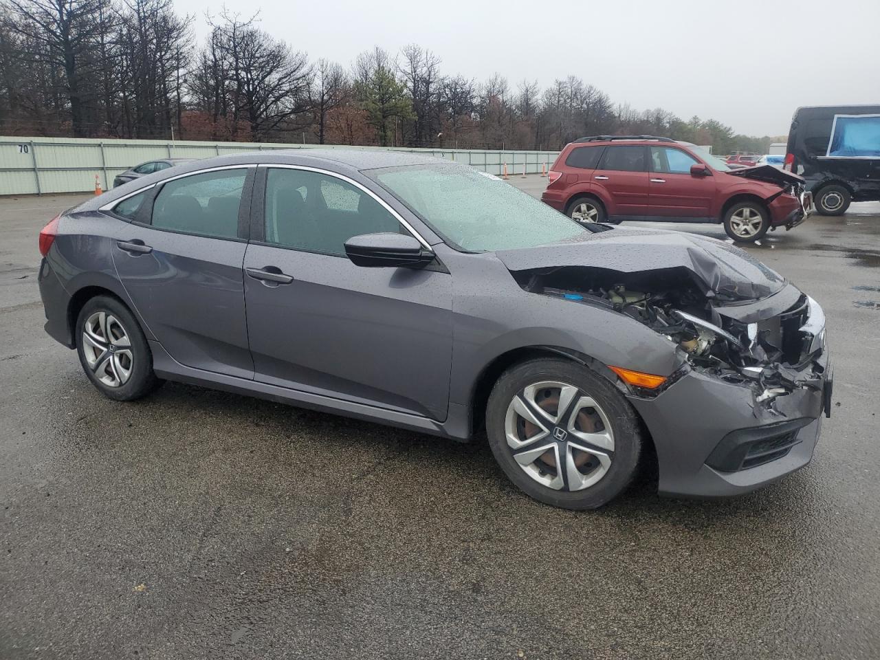 2016 Honda Civic VIN 19XFC2F54GE229640 Copart auction photo, front end / minor dent/scratches damage thumbnail 4