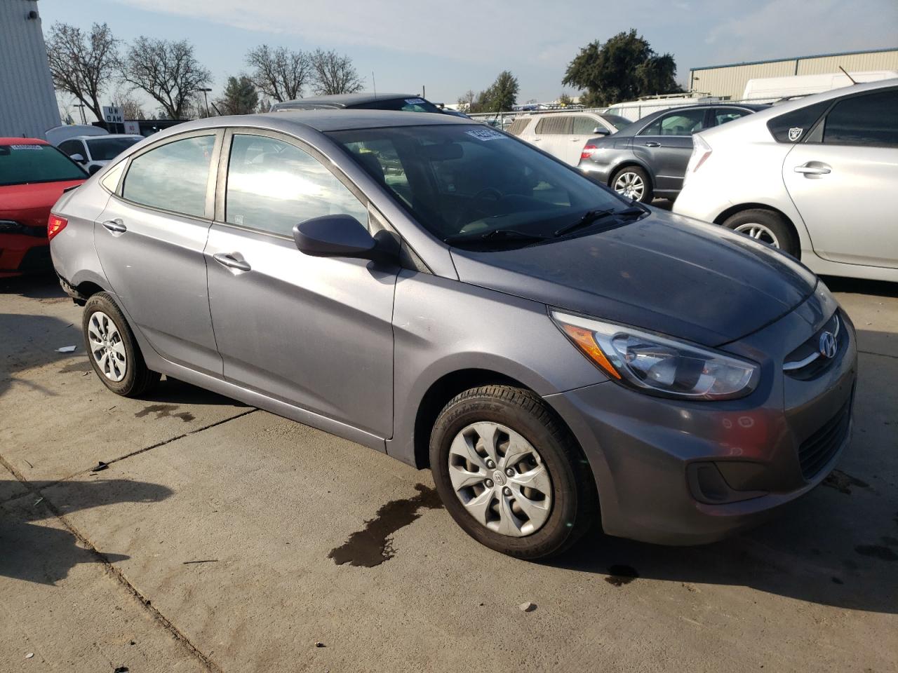 2017 Hyundai Accent VIN KMHCT4AE4HU331184 Copart auction photo, rear end damage thumbnail 4