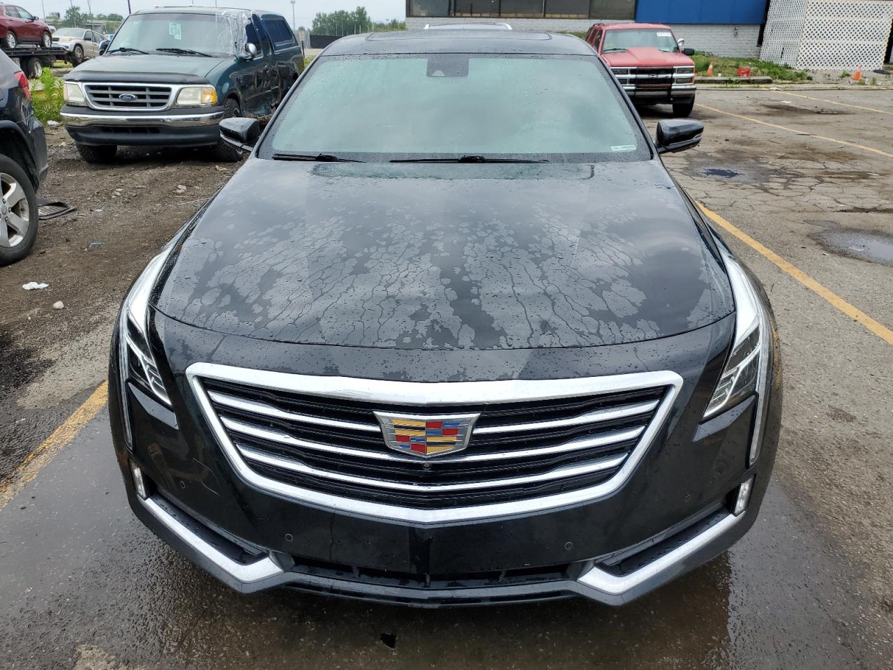 2018 Cadillac CT6 VIN 1G6KD5RS6JU159486 Copart auction photo, side damage thumbnail 5