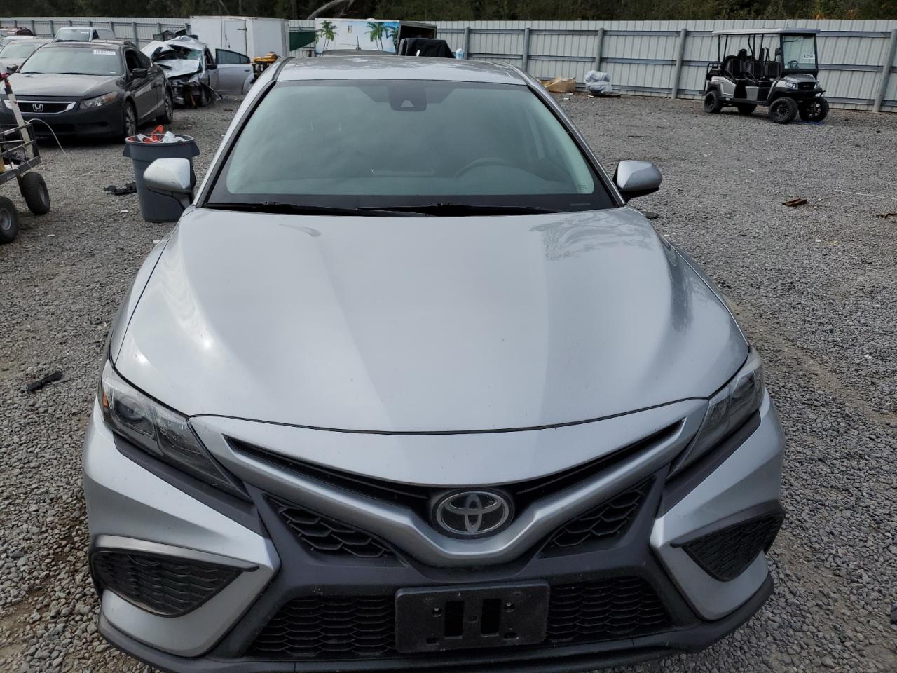 2021 Toyota Camry VIN 4T1G11AK6MU473302 Copart auction photo, rear end damage thumbnail 5