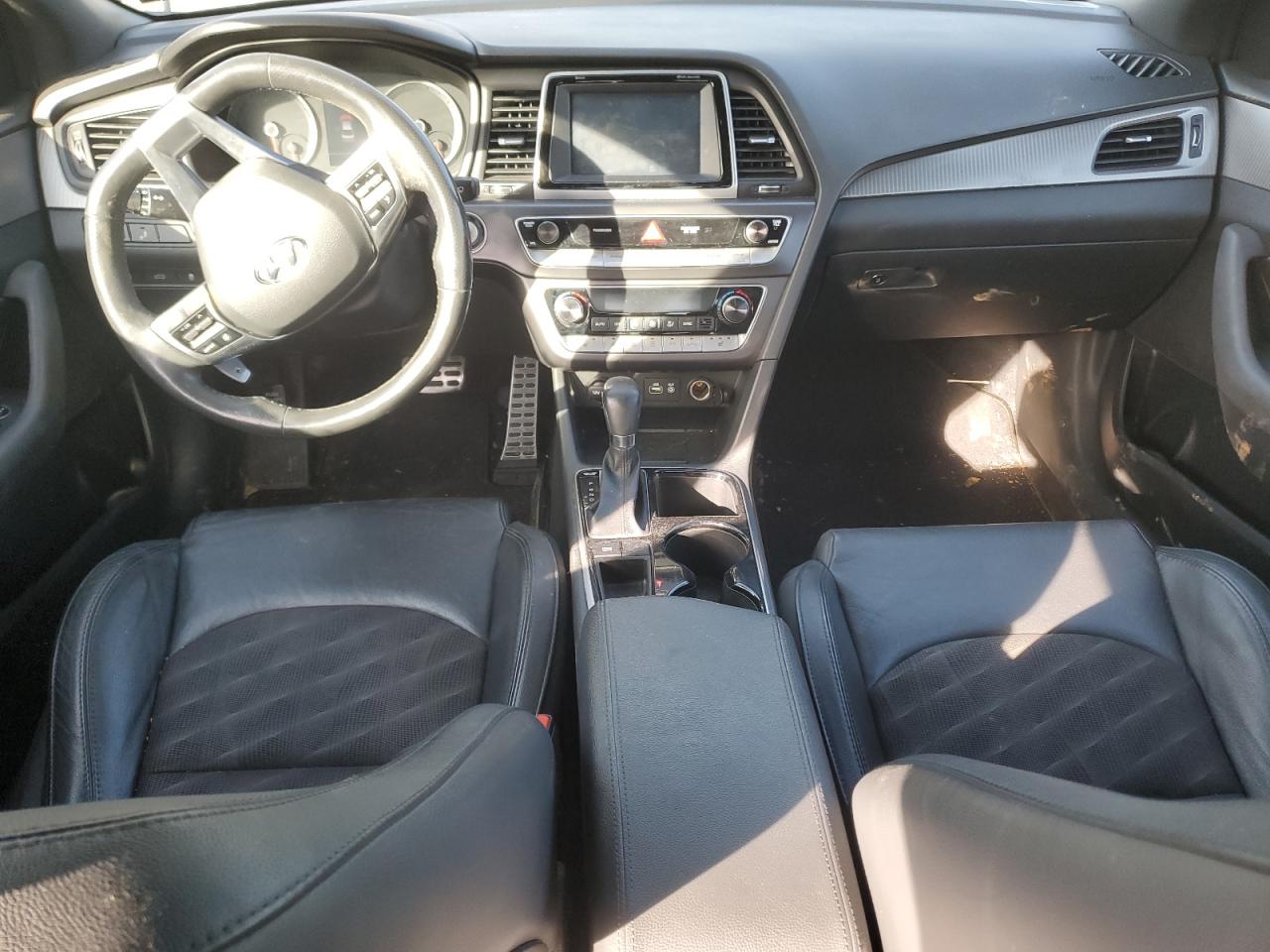 2019 Hyundai Sonata VIN 5NPE34AF6KH774654 Copart auction photo, front end / side damage thumbnail 8