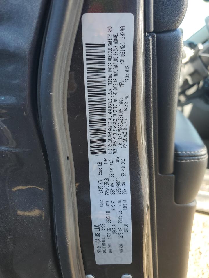 2016 Jeep Grand Cherokee VIN 1C4PJMDS9GW354105 Copart auction photo, front end damage thumbnail 13