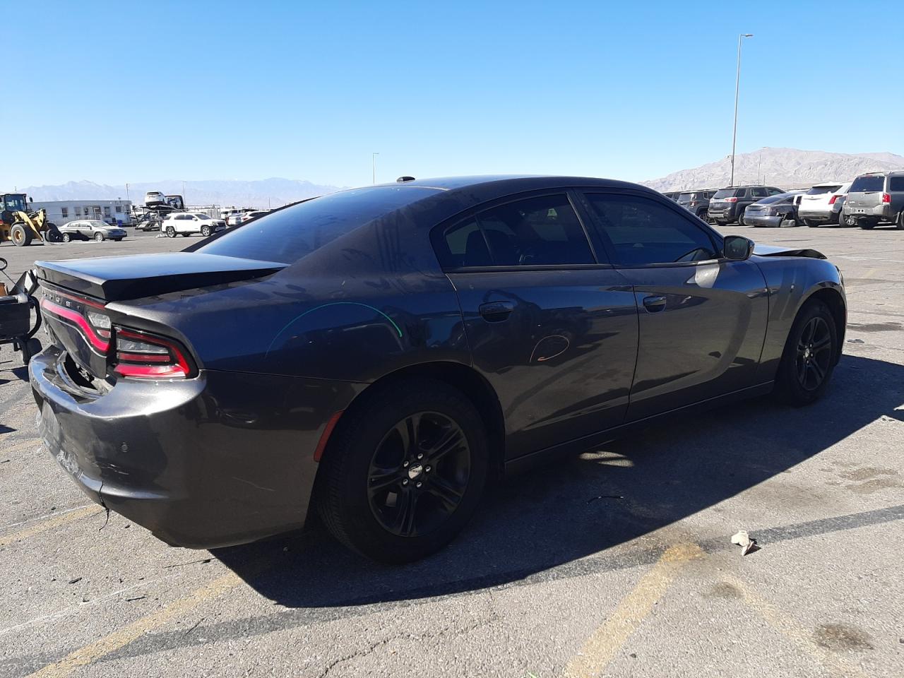 2020 Dodge Charger VIN 2C3CDXBG4LH106945 Copart auction photo, front end / rear end damage thumbnail 3