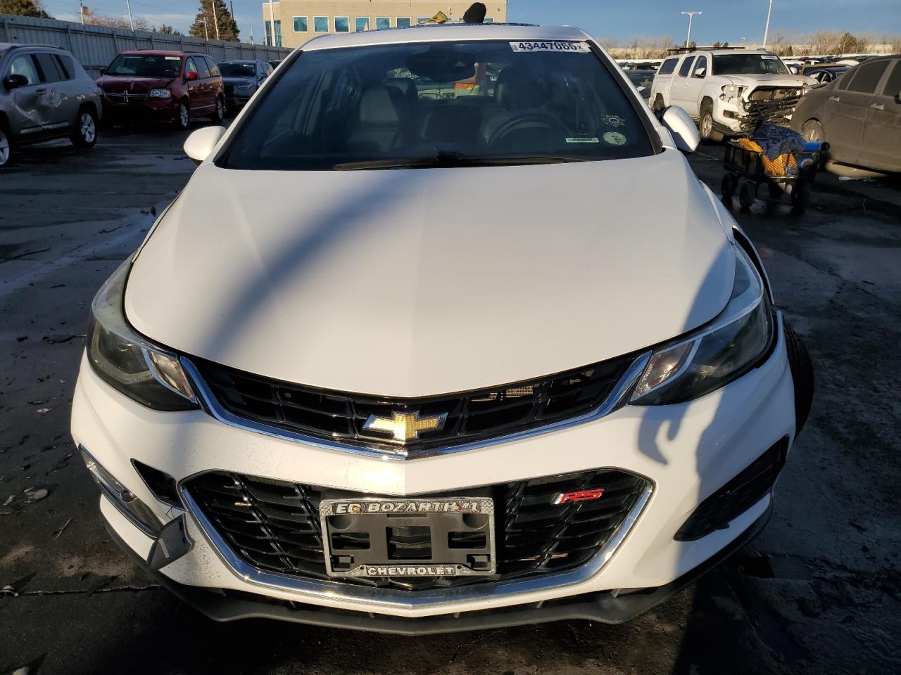 2017 Chevrolet Cruze VIN 3G1BF6SM6HS508271 Copart auction photo, front end / side damage thumbnail 5