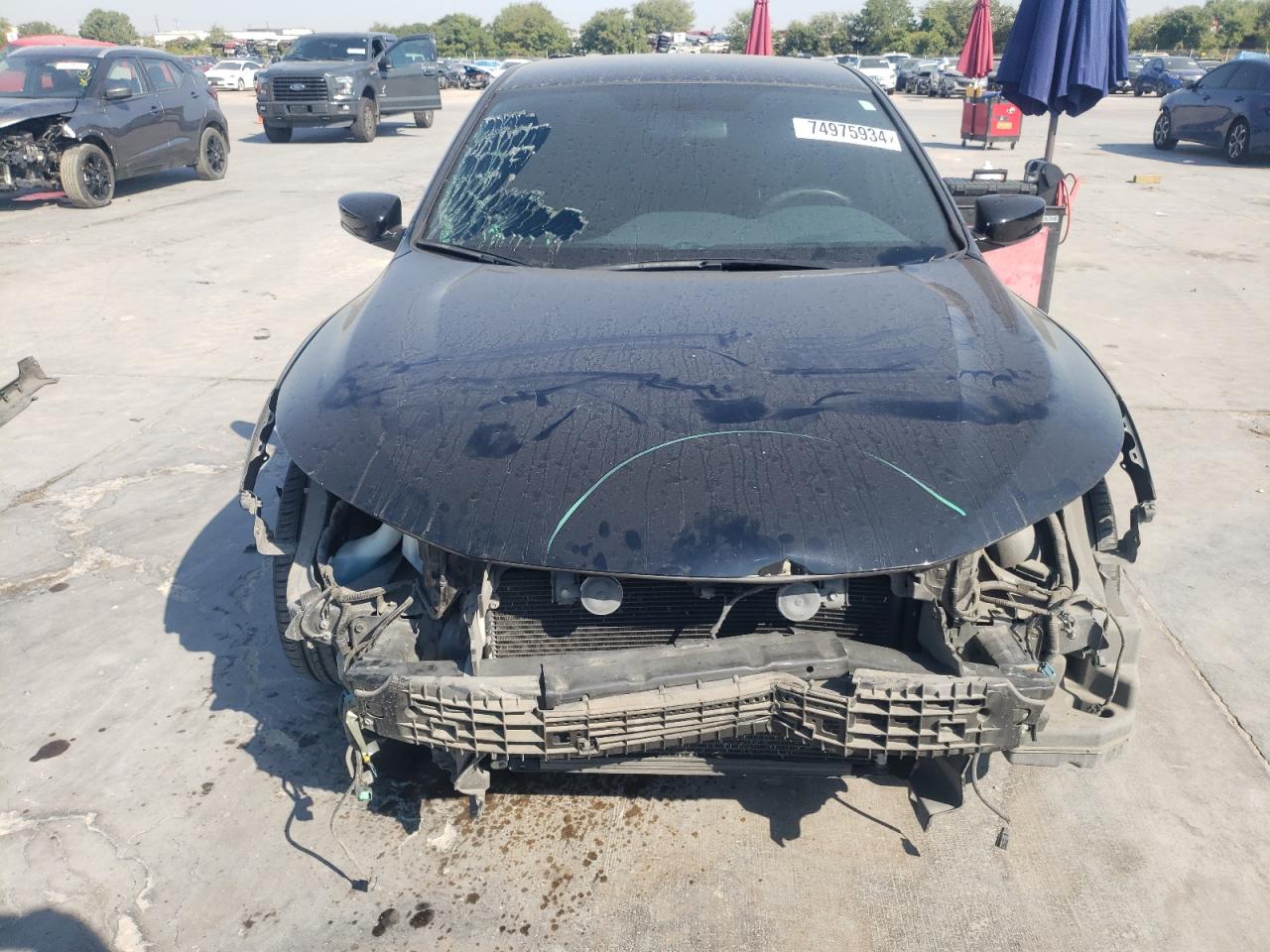 2016 Honda Accord VIN 1HGCR2F56GA172959 Copart auction photo, side / front end damage thumbnail 5