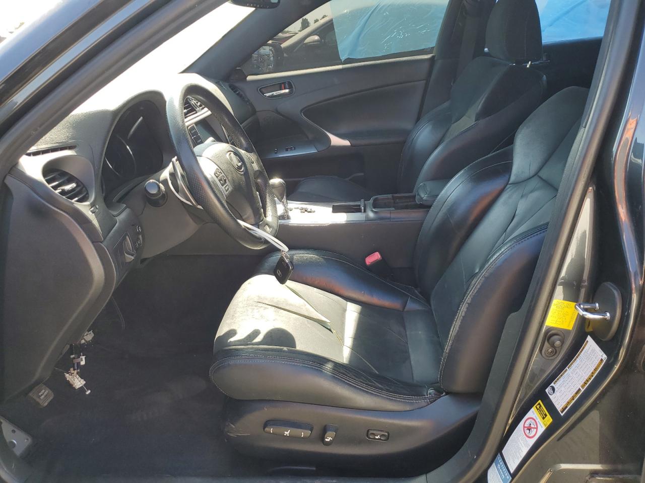 2011 Lexus IS VIN JTHBF5C29B5147889 Copart auction photo, vandalism damage thumbnail 7